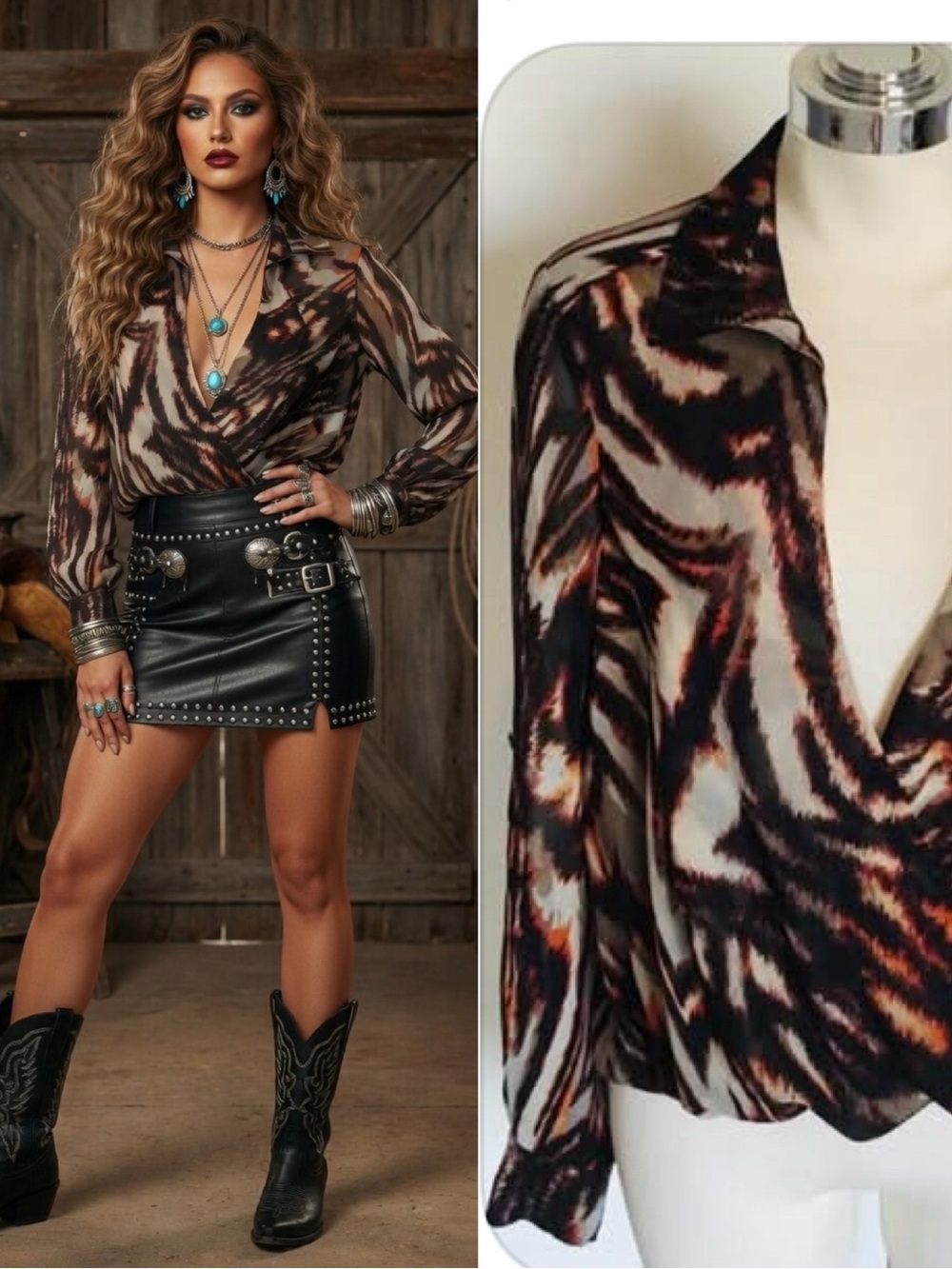 $80 NWT Bebe Sexy Draped Front Blouse Top Small